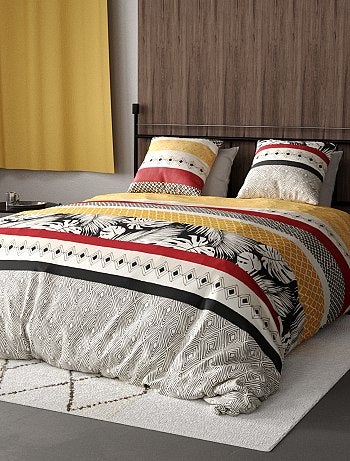 Parure de lit 2 personnes imprimée