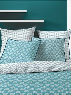 Parure de lit 2 personnes imprimée - Kiabi