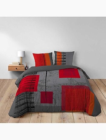 Parure de lit 2 personnes "Quadro