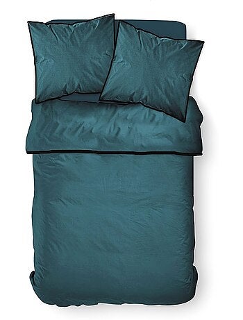 Parure de lit 2 personnes uni coton HOTEL TROPIK PLAZA