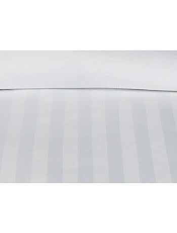 Parure de lit 2 personnes uni coton PRESTIGE