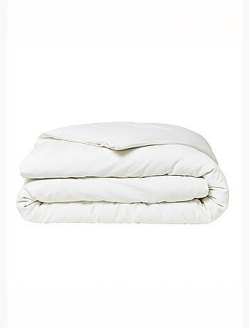 Parure de lit 2 personnes uni coton PRESTIGE