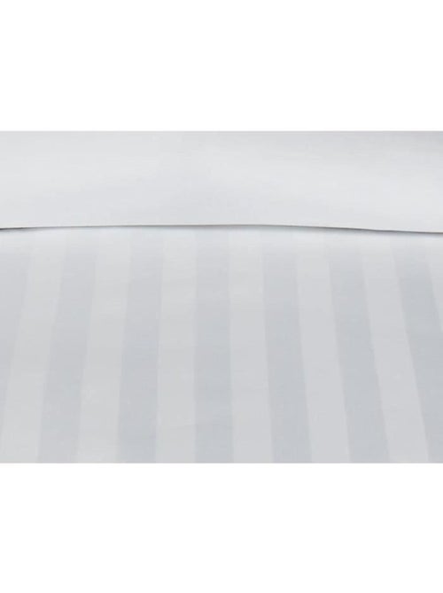 Parure de lit 2 personnes uni coton PRESTIGE - Kiabi