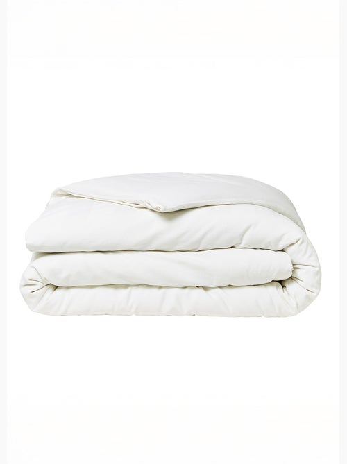 Parure de lit 2 personnes uni coton PRESTIGE - Kiabi