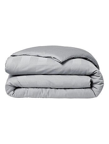 Parure de lit 2 personnes uni coton PRESTIGE