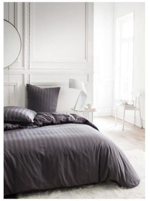 Parure de lit 2 personnes uni coton PRESTIGE - Kiabi Parure de lit 2 personnes uni coton PRESTIGE - Kiabi