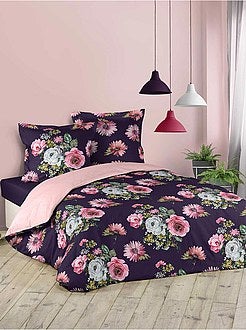 Parure De Lit Linge De Maison Violet Kiabi