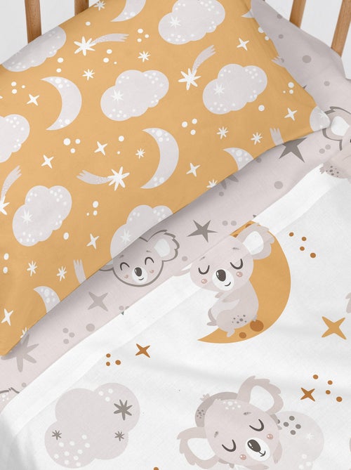 Parure de lit 2 pièces Baby koala Lit Bébé "Happyfriday" - Kiabi