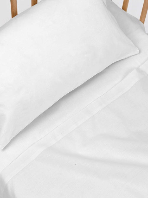 Parure de lit 2 pièces Basic Berceau "Happyfriday" - Kiabi