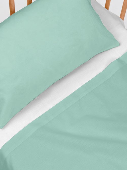 Parure de lit 2 pièces Basic Berceau "Happyfriday" - Kiabi