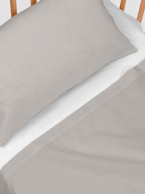 Parure de lit 2 pièces Basic Lit Bébé "Happyfriday" - Kiabi