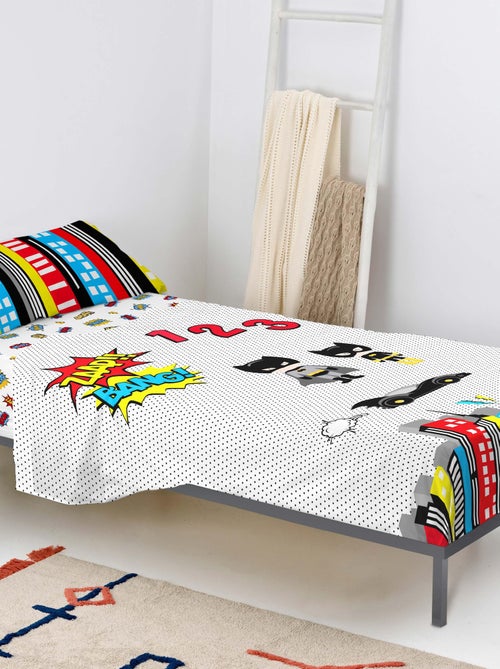 Parure de lit 2 pièces Bat "Happyfriday" - Kiabi