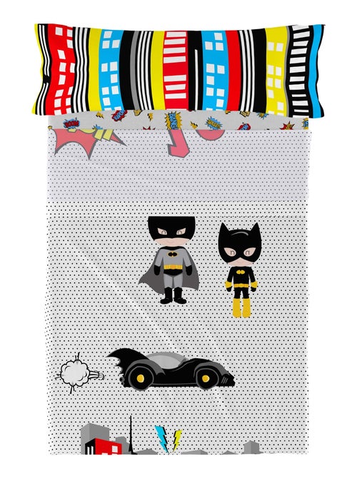 Parure de lit 2 pièces Bat "Happyfriday" - Kiabi