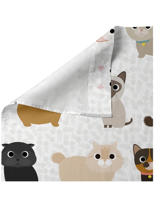 Parure de lit 2 pièces Cats "Happyfriday" - Kiabi