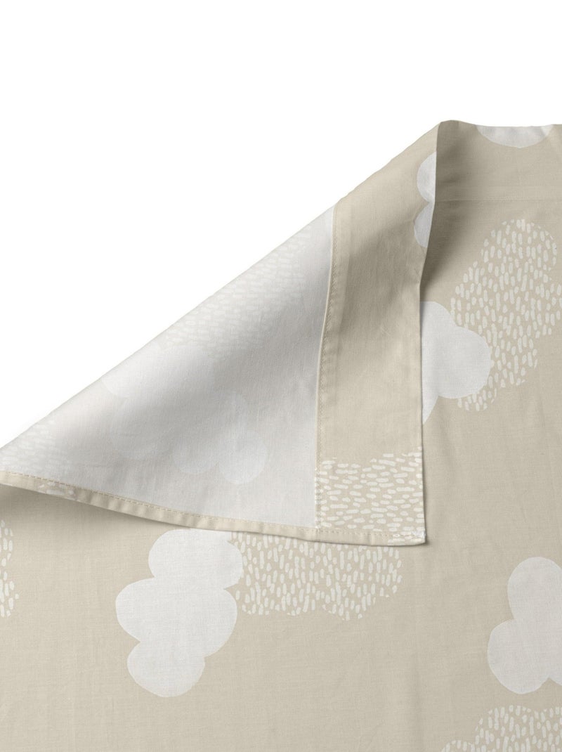 Parure de lit 2 pièces Clouds "Happyfriday" Beige - Kiabi