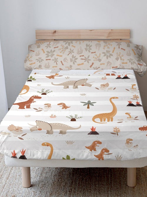 Parure de lit 2 pièces Dino family "Happyfriday" - Kiabi
