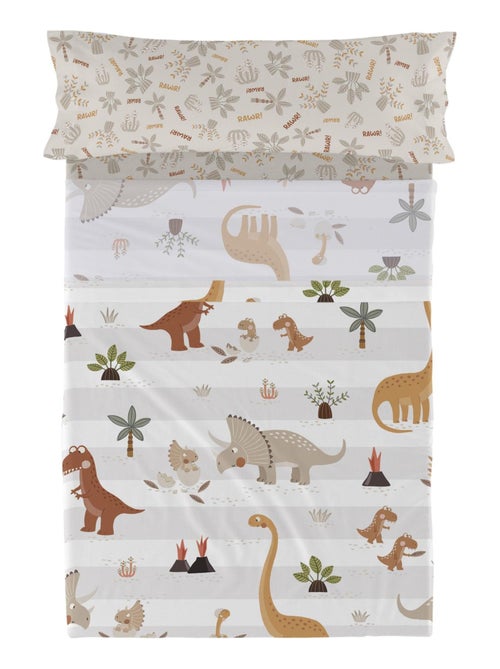 Parure de lit 2 pièces Dino family "Happyfriday" - Kiabi