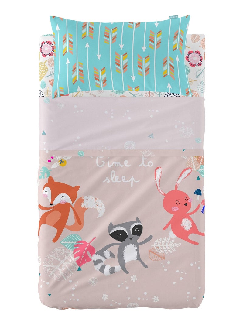 Parure de lit 2 pièces Fantasy Lit Bébé "Happyfriday" Blanc - Kiabi