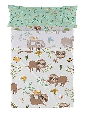 Parure de lit 2 pièces Happy sloth "Happyfriday