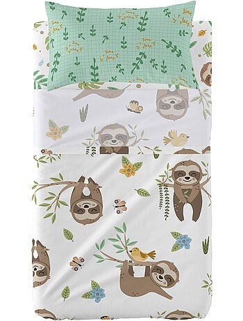 Parure de lit 2 pièces Happy sloth Lit Bébé "Happyfriday