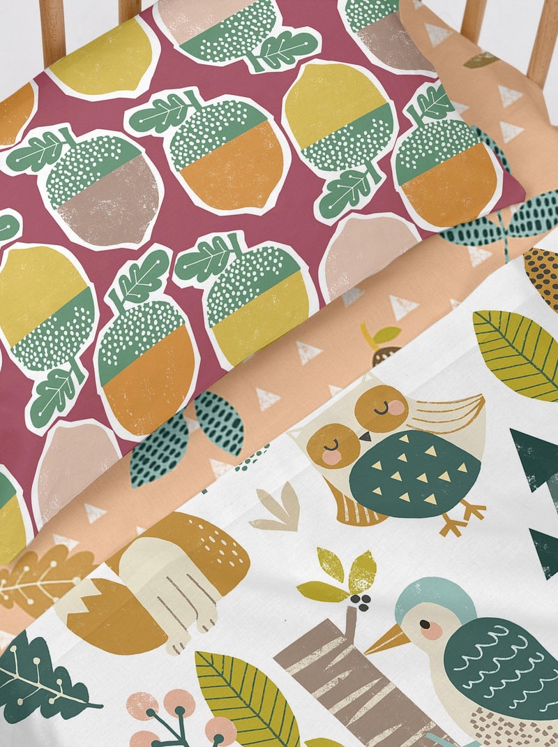 Parure de lit 2 pièces Harvestwood Berceau "Happyfriday" Multicolore - Kiabi