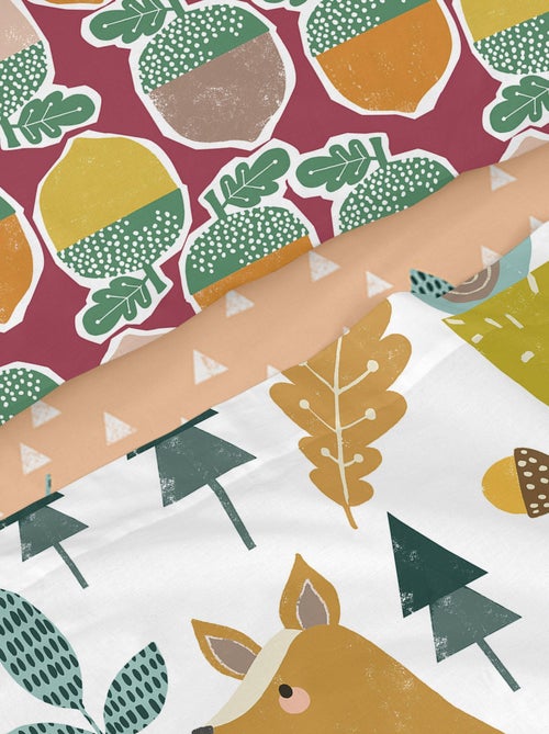 Parure de lit 2 pièces Harvestwood "Happyfriday" - Kiabi