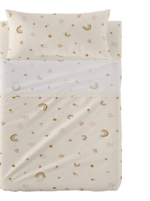 Parure de lit 2 pièces Iris Lit Bébé "Happyfriday" - Kiabi