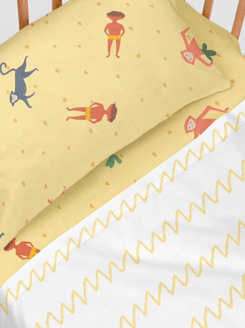 Parure de lit 2 pièces Jungle life Lit Bébé "Happyfriday" Multicolore - Kiabi