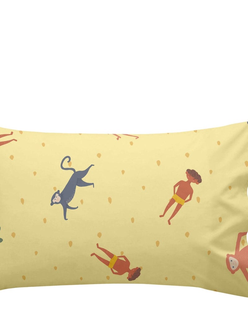 Parure de lit 2 pièces Jungle life Lit Bébé "Happyfriday" Multicolore - Kiabi