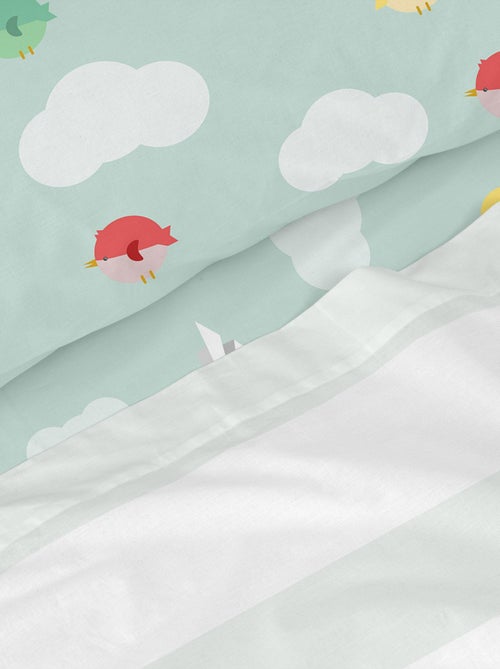 Parure de lit 2 pièces Learning to fly "Happyfriday" - Kiabi