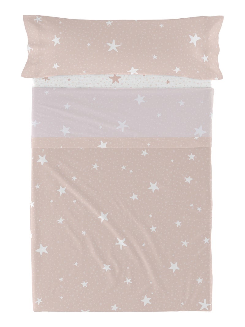 Parure de lit 2 pièces Little star "Happyfriday" Rose - Kiabi