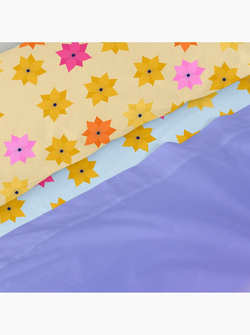 Parure de lit 2 pièces Long braid "Happyfriday" Multicolore - Kiabi
