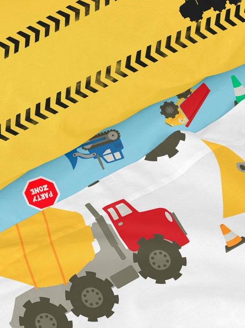 Parure de lit 2 pièces Machinery "Happyfriday" - Kiabi