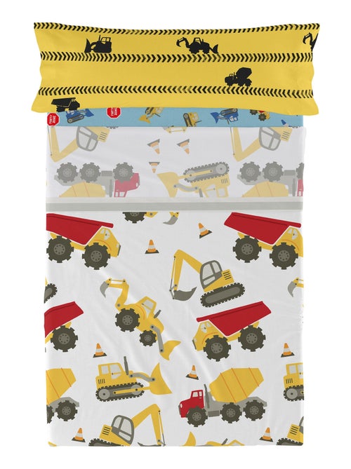 Parure de lit 2 pièces Machinery "Happyfriday" - Kiabi