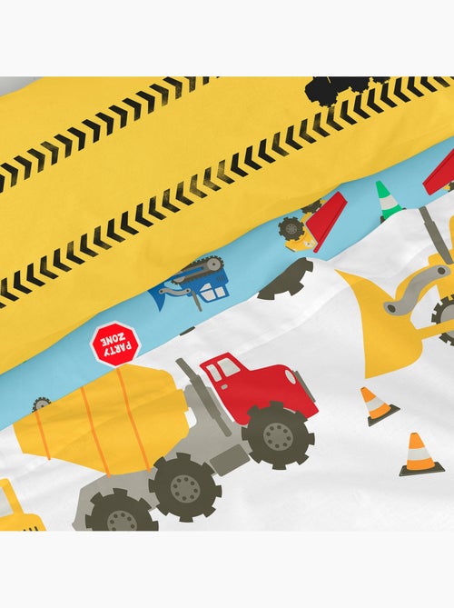 Parure de lit 2 pièces Machinery "Happyfriday" - Kiabi