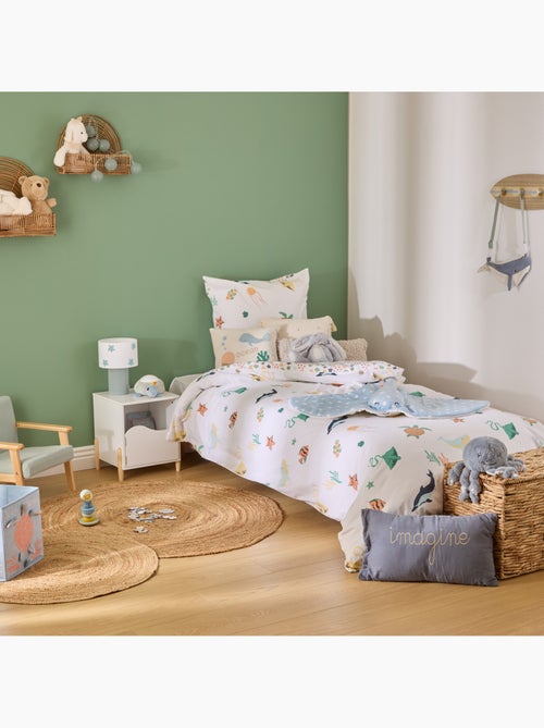 Parure de lit 2 pièces mer housse + taie - Kiabi