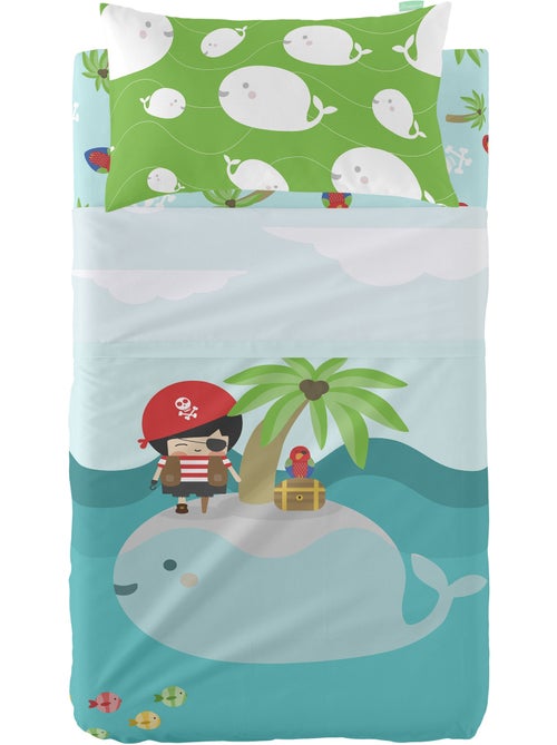 Parure de lit 2 pièces Pirata Lit Bébé "Happyfriday" - Kiabi