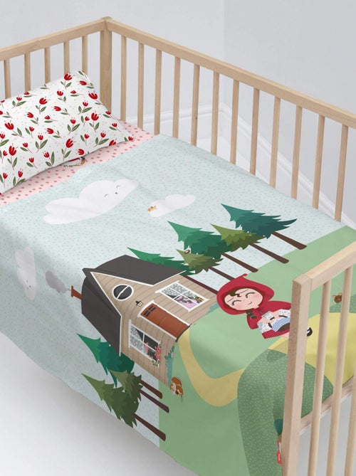 Parure de lit 2 pièces Red riding hood Lit Bébé "Happyfriday" - Kiabi