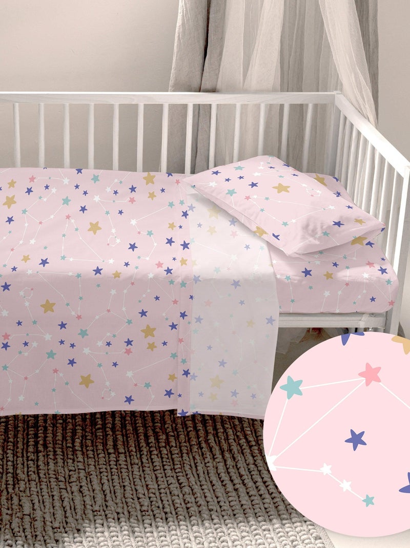 Parure de lit 2 pièces Sky stars Berceau "Happyfriday" Multicolore - Kiabi