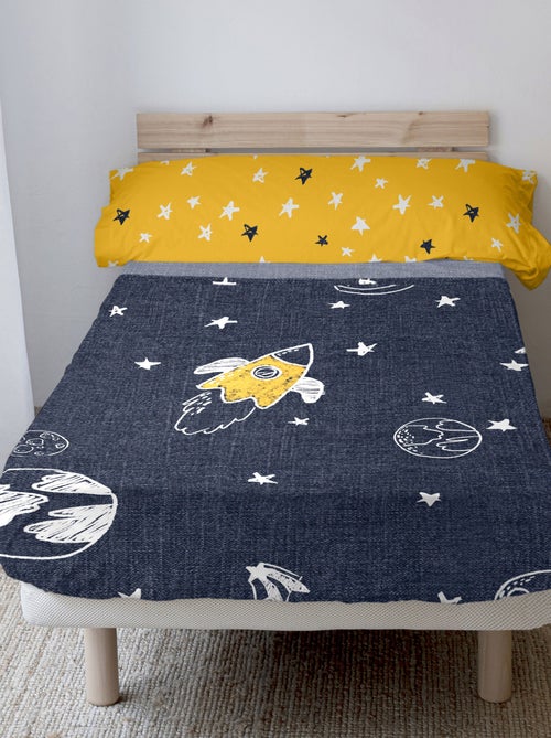 Parure de lit 2 pièces Starspace "Happyfriday" - Kiabi
