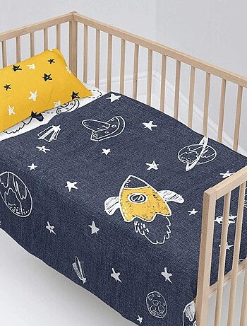Parure de lit 2 pièces Starspace Lit Bébé "Happyfriday