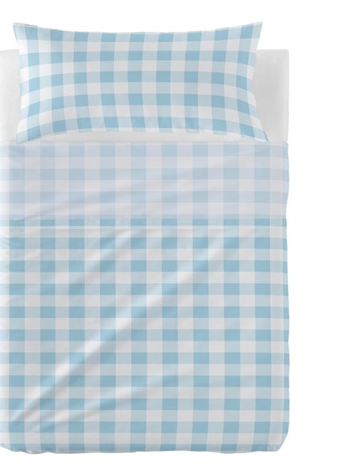 Parure de lit 2 pièces Vichy Berceau "Happyfriday" - Kiabi