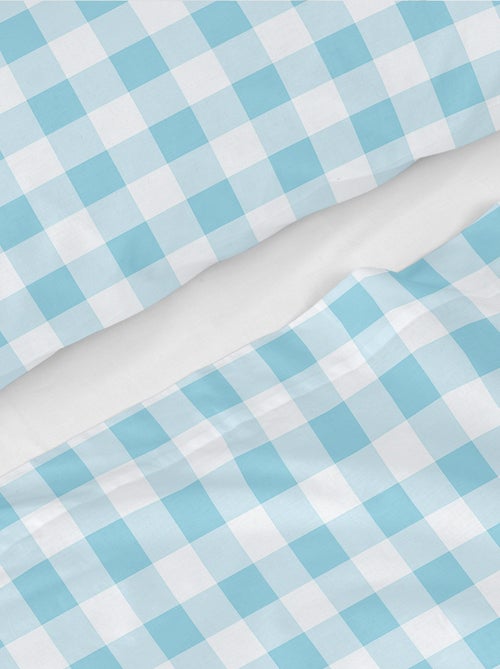 Parure de lit 2 pièces Vichy "Happyfriday" - Kiabi