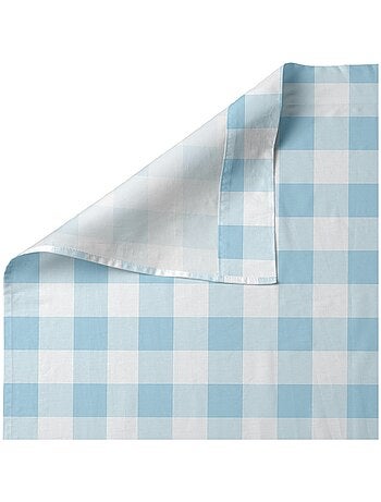 Parure de lit 2 pièces Vichy Lit Bébé "Happyfriday