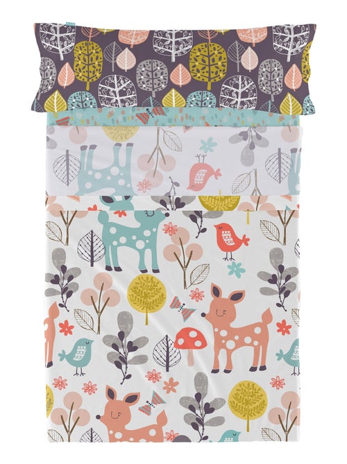 Parure de lit 2 pièces Woodland "Happyfriday" - Kiabi