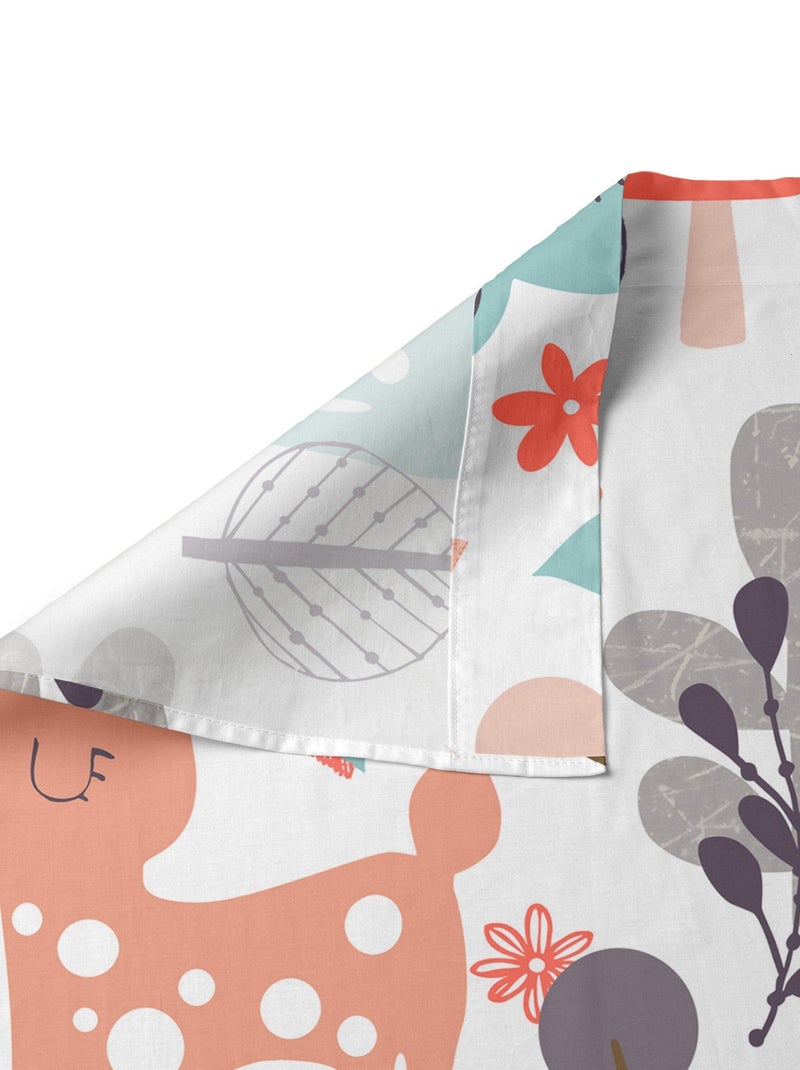 Parure de lit 2 pièces Woodland "Happyfriday" Multicolore - Kiabi