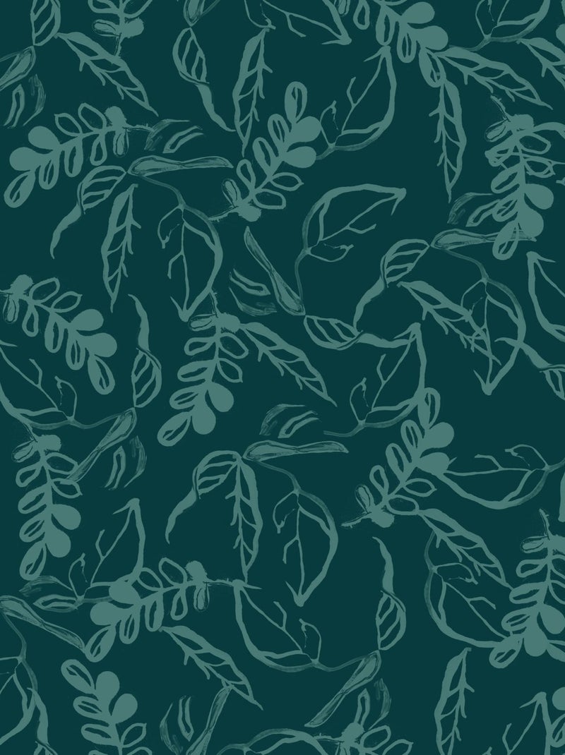 Parure de lit 2 places 100% coton à motifs SELVA Bleu - Kiabi