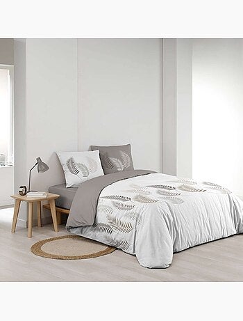 Parure de lit 2 places 100% coton LAZY