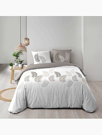 Parure de lit 2 places 100% coton LAZY