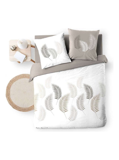 Parure de lit 2 places 100% coton LAZY - Kiabi